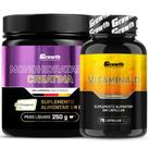 Creatina Pura 250g Creapure + Vitamina D 75 Caps Growth