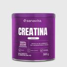 Creatina Sanavita 300g 100 Pura Monohidratada Sem Açúcar Neutra Zero Carbo