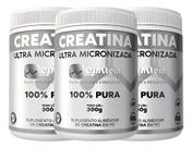 Creatina Ultra Micronizada Pura 300g Einstein Nutrition c/3 Creatina Ultra Micronizada Pura 300g Einstein Nutrition c/3