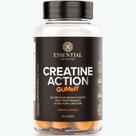 Creatine Action Gummy Monohidratada Laranja (60 Gomas) Essential Nutrition