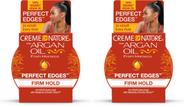 Crema Gel para el Cabello Creme of Nature Perfect Edges Aceite de Argán 65 mL (x2)