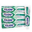 Creme adesivo para dentaduras Super Poligrip Zinc Free 70mL x4