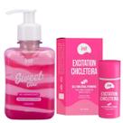 Creme Aromatizante Beijável Chiclete Gel Chicleteria Kit