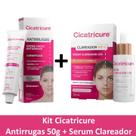 Creme Cicatricure Antirrugas 50g + Sérum Clareador 30ml