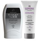 Creme Clareador Corporal Axila e Virilha Lumina + Máscara Facial Black Limpeza e Remoção de Cravos