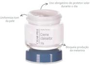 Creme Clear Pele Clareador Noturno 30g melasma e tons irregulares pele
