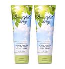 Creme corporal Bath & Body Works Beautiful Day 240 ml, pacote com 2