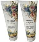 Creme corporal Bath & Body Works Dressed In White 240 ml (pacote com 2) Creme corporal Bath & Body Works Dressed In White 240 ml (pacote com 2)