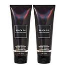 Creme corporal Bath & Body Works, gravata preta masculina, 240 ml, pacote com 2 unidades