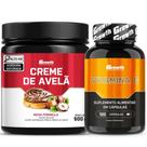 Creme de Avelã Fit 500g + Vitamina C 120 Caps Growth