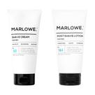 Creme de barbear e loção pós-barba, pacote com 2 unidades, MARLOWE. Nº 141 e 144