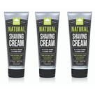 Creme de barbear Pacific Shaving Company, manteiga de karité, 200 ml, pacote com 3