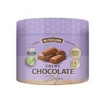 Creme de chocolate belga trufado com castanha 450g produto vegano nutrissima zero açúcar adicionado