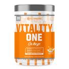 Creme de laranja com mistura completa de multivitamínicos, probióticos e enzimas NutraOne VitalityOne On The Go 30 porções