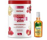 Creme de Pentear Beleza Natural 1kg Explosao Ricino + Explosão Óleos Abacate/Oliva 55ml