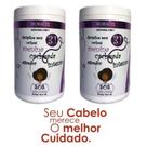 Creme de Pentear Menina Cacheada 3 em 1 - Ativador de Cachos Intenso - 2 Un Hidralize 1kg Cada