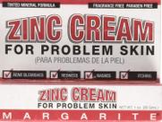Creme de Zinco Margarite 28 g, Kit com 2 unidades, para pele problemática