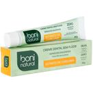 Creme Dental Boni Natural Sem Fluor Carvao Vegetal Branqueador Antisseptico Sem Parabenos Halito 90g