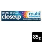 Creme Dental Closeup Multivitaminas +12 Benefícios Branqueador 85g