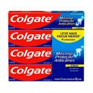 Creme Dental Colgate Máxima Proteção 90g Pack Com 4