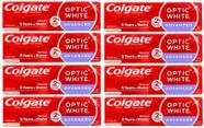 Creme Dental Colgate Optic White Advanced 24g Pacote com 8
