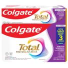 Creme Dental Colgate Total Gengiva Saudável Anticárie com Flúor 90g 3 Unidades Creme Dental Colgate Total Gengiva Saudável Anticárie com Flúor 90g 3 Unidades