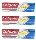 Creme dental Colgate Total Whitening 93 g, pacote com 3
