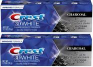 Creme dental Crest 3D White Charcoal Teeth Whitening 80mL x2