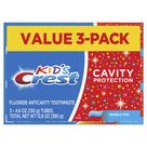 Creme dental Crest Kid's Cavity Protection para crianças 2+ 135mL
