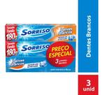 Creme Dental Dentes Brancos Sorriso 3 Unidades 180g Creme Dental Dentes Brancos Sorriso 3 Unidades 180g