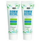 Creme dental Dr. Collins Biomin Restore 100 ml, pacote com 2 Creme dental Dr. Collins Biomin Restore 100 ml, pacote com 2