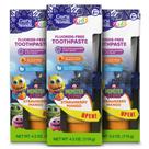 Creme dental infantil GuruNanda 3 unidades 119 g sem flúor