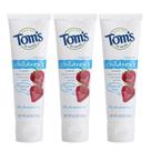 Creme Dental Infantil Sem Flúor Tom's of Maine Morango Divertido 119g Pacote com 3 Creme Dental Infantil Sem Flúor Tom's of Maine Morango Divertido 119g Pacote com 3