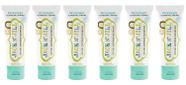 Creme Dental Jack N' Jill Milkshake 50g Kit com 6 Sem Flúor