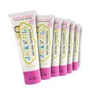 Creme Dental Natural JACK N' JILL para Crianças 50g Sabor Frutas Vermelhas Pacote com 6