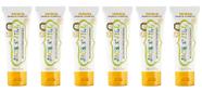 Creme Dental Natural para Crianças JACK N' JILL Banana 50g Pacote com 6