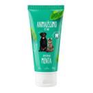 Creme Dental Pasta de Dente Para Cães e Gatos 60g Menta