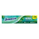 Creme dental sálvia E eucalipto sorriso herbal caixa 120G + econômico
