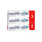Creme Dental Sensodyne Alívio Rápido 3 Unidades 90g Cada
