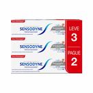Creme Dental Sensodyne Branqueador Extra Fresh Sensível 3x90g