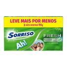 Creme Dental Sorriso Fresh Hortelã Explosion 90g Promo 3 un