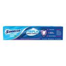 Creme Dental Sorriso Tripla Limpeza Completa 120g Creme Dental Sorriso Tripla Limpeza Completa 120g