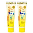Creme dental Spry Natural Xilitol para bebês, crianças pequenas e crianças de mais de 3 milhões