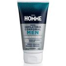 Creme Depilatório Corporal Masculino Depil Homme 150g Ação Desodorante Rápido, Sem Corte e Sem Dor Creme Depilatório Corporal Masculino Depil Homme 150g Ação Desodorante Rápido, Sem Corte e Sem Dor
