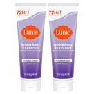 Creme desodorante Lume Whole Body Invisible, 90 ml (pacote com 2)