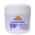 Creme Facial 50+ Para Rugas Com Acido Hialurônico Antirrugas e Antissinais 120g Happy Day Cosméticos