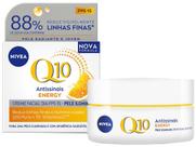 Creme Facial Hidratante Nivea Q10 Energy 3 vezes anti-oxidantes / Antirrugas / Antissinais 15 FPS