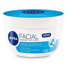 Creme Facial Nivea Cuidado Nutritivo 100g - Hidratação Intensa e Leve