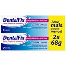 Creme Fixador de Dentadura DENTALFIX Sem Sabor 2 Unidades 68g