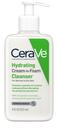 Creme hidratante Cleanser CeraVe para espuma de 240 ml para pele seca
